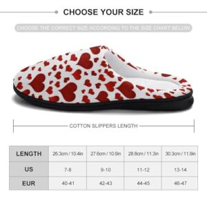 Custom Photo & Text Slippers Heart Slippers Valentine's Day Gifts for Husband Durable Rubber Sole Mens Shoes Funny Slippers Customizable Images House Shoes for Men Anti-Slip Slippers Indoor - Image 8