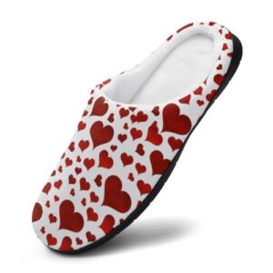 Custom Photo & Text Slippers Heart Slippers Valentine's Day Gifts for Husband Durable Rubber Sole Mens Shoes Funny Slippers Customizable Images House Shoes for Men Anti-Slip Slippers Indoor - Image 7