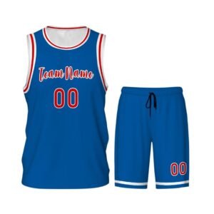 Custom Basketball Jersey with Sports Shorts Add Team Name Number Personalized Men Athletic Basketball Uniforms Set - Image 5