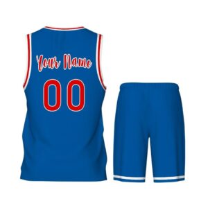 Custom Basketball Jersey with Sports Shorts Add Team Name Number Personalized Men Athletic Basketball Uniforms Set - Image 4