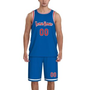 Custom Basketball Jersey with Sports Shorts Add Team Name Number Personalized Men Athletic Basketball Uniforms Set - Image 7