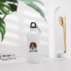 Kidrex Custom Travel Bottles 20 OZ Dog Lovers Reusable Water Bottles Treeing Walker Coonhound Car Cracking Dog Water Jug Leak Proof Hiking Survival Accessories - Image 3