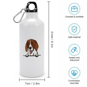 Kidrex Custom Travel Bottles 20 OZ Dog Lovers Reusable Water Bottles Treeing Walker Coonhound Car Cracking Dog Water Jug Leak Proof Hiking Survival Accessories - Image 7