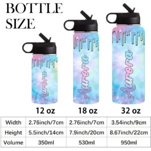 Personalized Water Bottles for School Custom Thermos Water Bottle for Kids with Straw Stainless Steel Tumbler for Girls Boys Back to School Gift Cup for Kids Women Men - Image 6