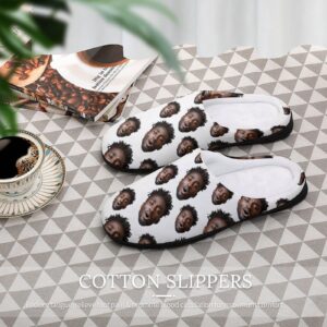 Custom Text & Photo Slippers House Slippers for Man Personalized Slippers Funny Slippers for Husband Durable Rubber Sole Anti-Slip Slippers House Slippers Indoor Outdoor Home Hotel Use - Image 4