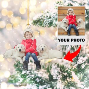 Personalized Photo Dog Christmas Ornaments 2024, Custom Funny Photo Cat Christmas Tree Gifts for Pets, Dog Cat Funny Christmas Ornament, Acrylic Dog Ornaments, Xmas Ornaments for Christmas Tree - Image 3