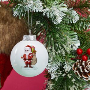 Personalized Christmas Ornaments - Custom Picture & Text Ornaments for Christmas 2024, Baby's 1st Christmas Ornament with Picture for Xmas Tree Custom Gifts for Family, Mom, Dad, Friend (Ball) - Image 7