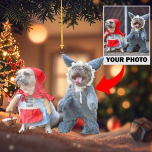 Personalized Photo Dog Christmas Ornaments 2024, Custom Funny Photo Cat Christmas Tree Gifts for Pets, Dog Cat Funny Christmas Ornament, Acrylic Dog Ornaments, Xmas Ornaments for Christmas Tree - Image 5